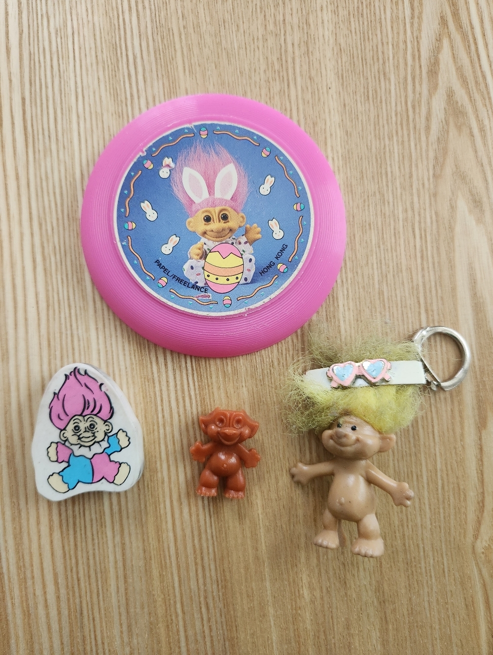 Lot Of Mixed Vintage Trolls Toys